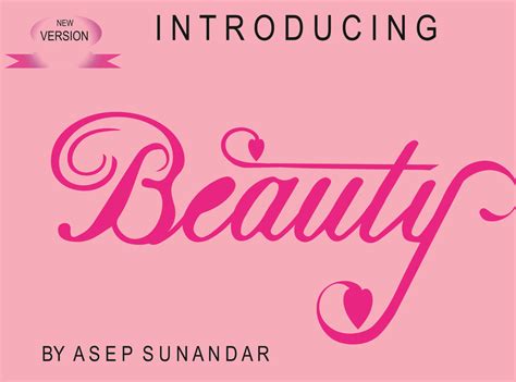 BEAUTY FONT by ameerazan-studio on Dribbble