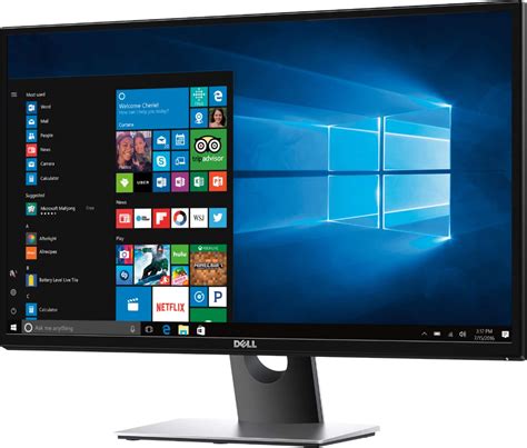 Best Buy: Dell SE2717HR 27" IPS LED FHD FreeSync Monitor Piano black SE2717HR