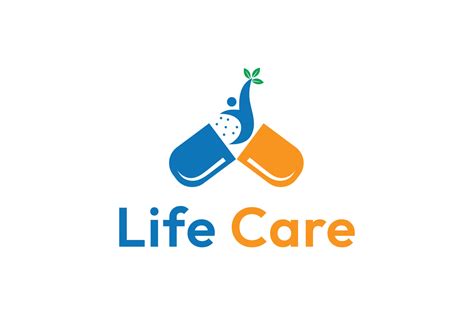 life care health clinic pharmacy logo design template 23480058 Vector Art at Vecteezy