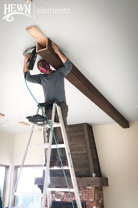 Hand crafted made to order faux ceiling beams lightweight for easy diy ...