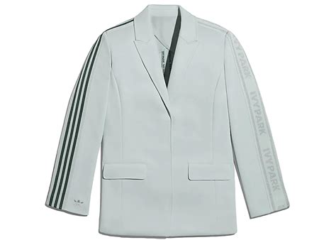 adidas Ivy Park 3-Stripes Suit Jacket (Plus Size) Green Tint - FW20