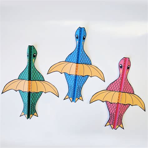 Printable Dragon Paper Airplane - Etsy