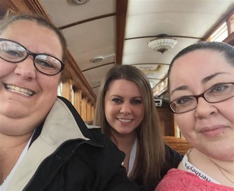 @ashb4211 @toughcookiemom and I on the #Hershey's trolley works getting ...