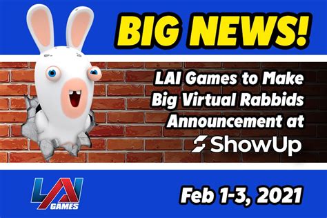 LAI Games to Make Big Virtual Rabbids Announcement at ShowUp