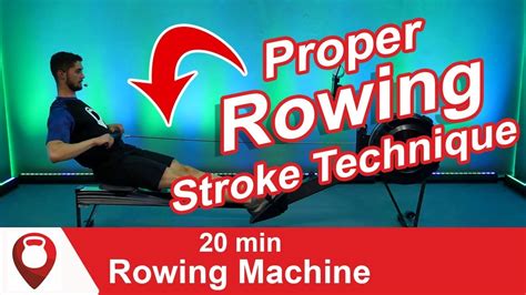 10 Min Rowing Machine Basics | Proper Rowing Stroke Technique | Fitscope Studio - YouTube