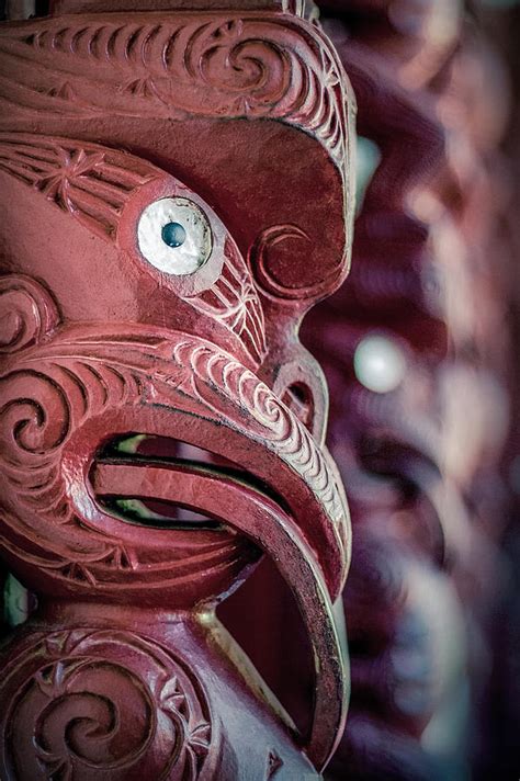 Maori Carving Photograph by Igor Fracellio