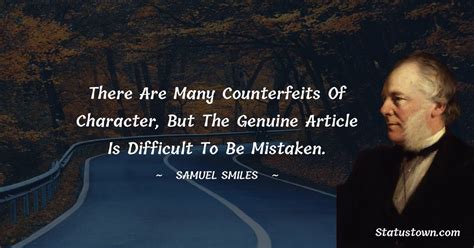 There are many counterfeits of character, but the genuine article is difficult to be mistaken ...