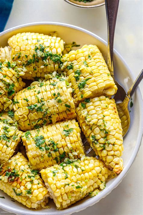 Baked Corn on the Cob Recipe – Baked Corn Recipe with Garlic Parmesan ...