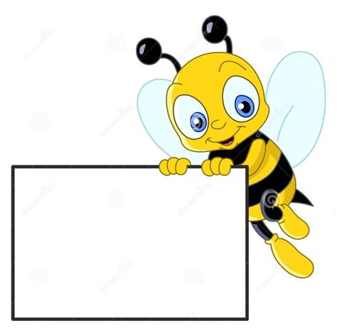 Dreamstime.com #bee #frame | Cute bee, Bee clipart, Bee