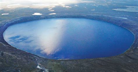 Pingualuit Crater Lake is one of Canada's most pristine lakes