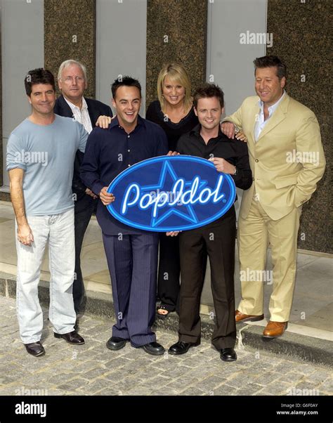 Pop idol judges from left simon cowell hi-res stock photography and images - Alamy