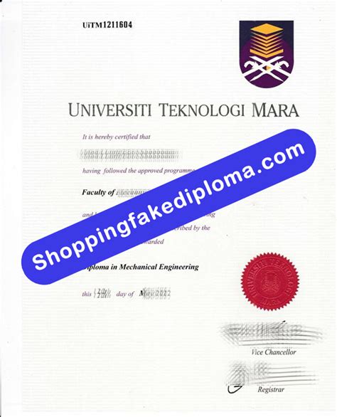 How To Buy Fake Universiti Teknologi Mara Diploma | Buy fake Diploma ...