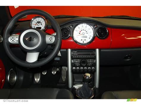 2006 Mini Cooper S Convertible Panther Black Dashboard Photo #46979049 | GTCarLot.com