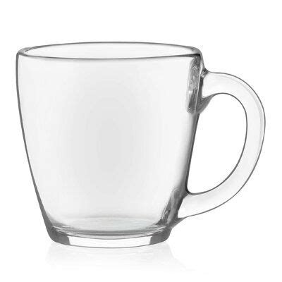 Libbey Libbey Tapered Glass Mugs | Wayfair | Clear coffee mugs, Irish coffee mugs, Glass ...