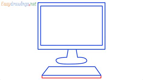 How To Draw A Desktop Computer Step by Step - [5 Easy Phase] - [Emoji]