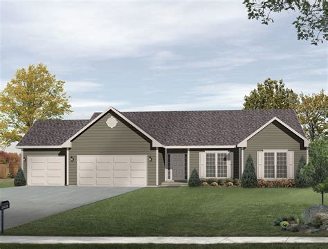 Ranch Living with Three-Car Garage - 2292SL | Architectural Designs - House Plans