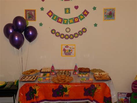 Enjoy Teaching English: BARNEY BIRTHDAY PARTY