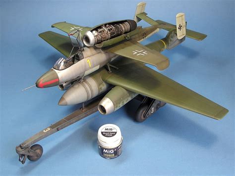 Heinkel He 162 and Arado E377a Mistel by Spencer Pollard (Revell 1/32)