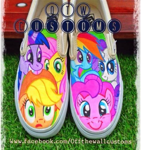 My Little Ponies. | My little pony shoes, Vans slip on shoes, Diy shoes