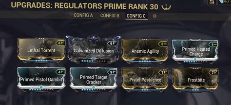 Mesa Prime Regulators Build Suggestions : r/Warframe