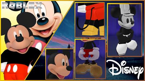 Roblox Disney - Mickey Mouse Roblox Avatar Showcase - YouTube