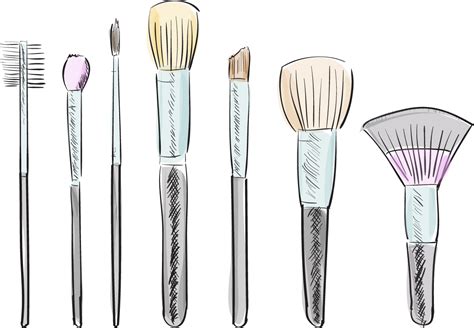 Makeup Face Sketches Photo Brushes - Makeup Vidalondon