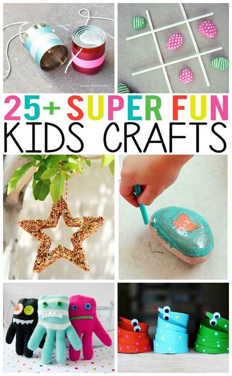 25+ Super Fun Kids Crafts - Eighteen25 | Crafts for kids, Fun crafts for kids, Craft activities ...