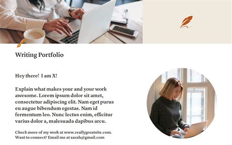 Writing Portfolio by Happy Habbits | Notion Template