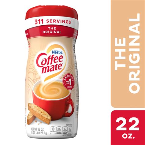 Nestle Coffee mate Original Powdered Coffee Creamer 22 oz. - Walmart ...