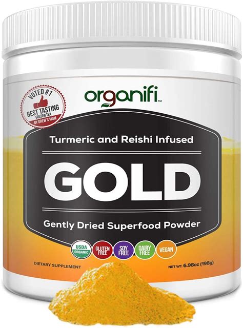 Organifi Turmeric and Reishi Infused in 2020 | Superfood supplements ...