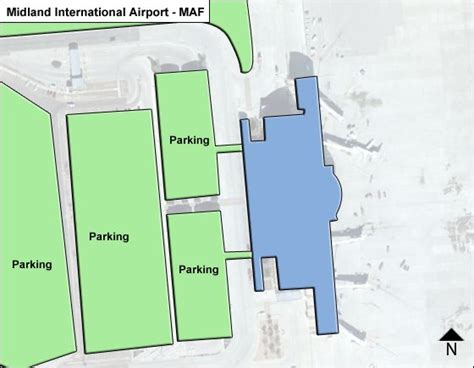 Midland MAF Airport Terminal Map