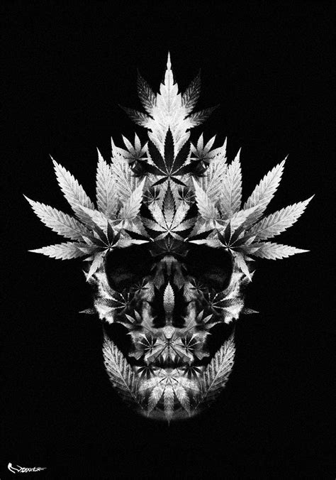 Weed Skull Wallpapers - Top Free Weed Skull Backgrounds - WallpaperAccess