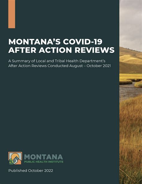 Montana’s COVID-19 After Action Reviews — Montana Public Health Institute