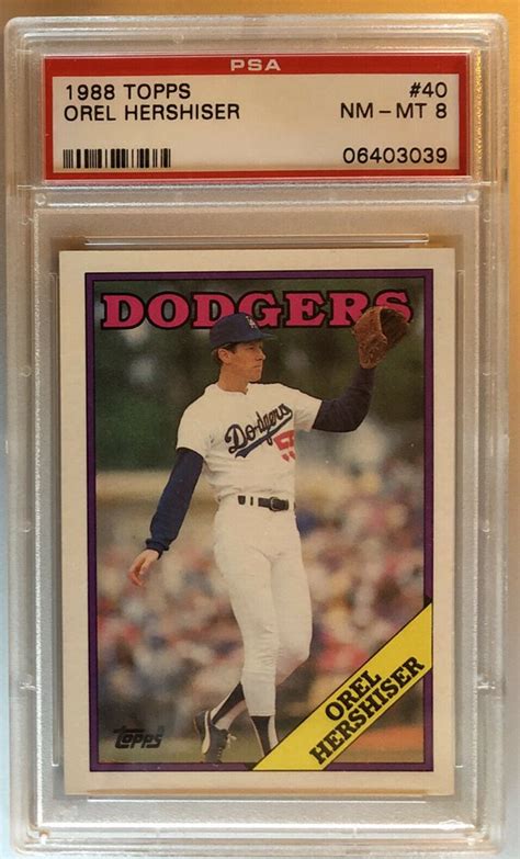 Auction Prices Realized Baseball Cards 1988 Topps Orel Hershiser