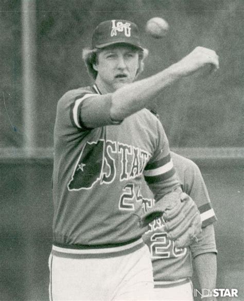 Larry Bird, 1979 Indiana State University Career: .500 BA, 2 RBI Photo ...