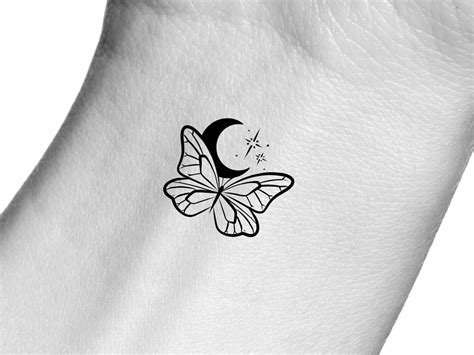 Share 70+ butterfly moon tattoo - in.coedo.com.vn