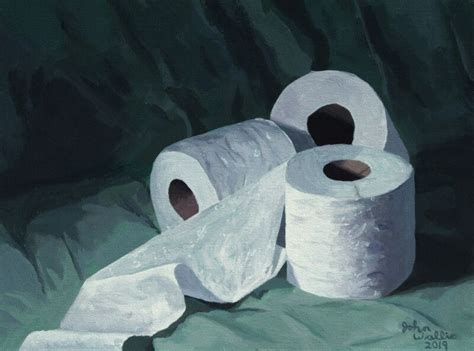 Toilet Paper by John WallieA departure from my usual work. I wanted to do a still life painting ...