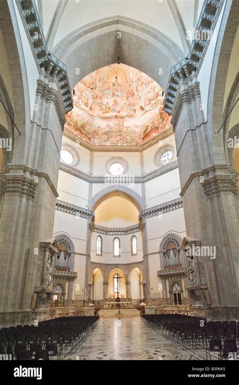 Interior of the Basilica di Santa Maria del Fiore (the Duomo), Florence, Tuscany, Italy Stock ...