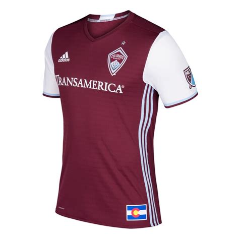 Men's Colorado Rapids adidas Burgundy 2017 Authentic Primary Jersey - MLSStore.com