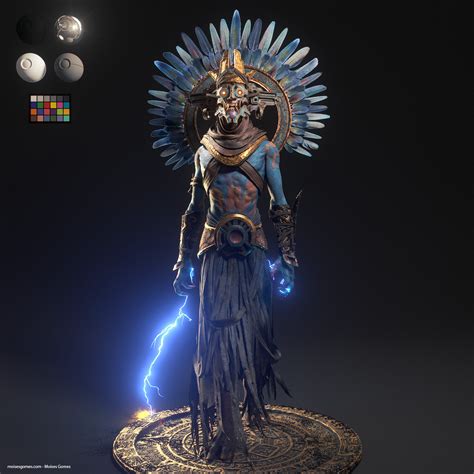 ArtStation - Tlaloc Aztec God