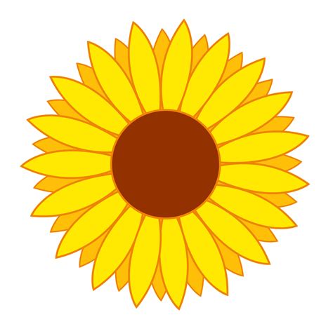 Sunflower vector png - Download Free Png Images