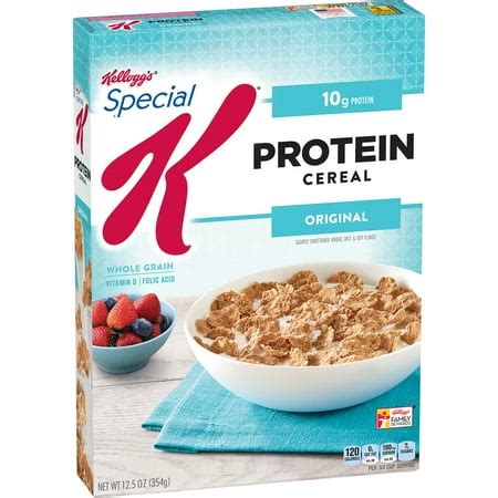 UPC 038000787270 - Kellogg's Special K Breakfast Cereal, Protein, 12.5 Oz | upcitemdb.com