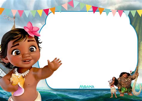 Moana Printable Invitations