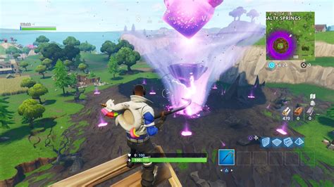 Fortnite's floating island has activated the rune near Fatal Fields ...