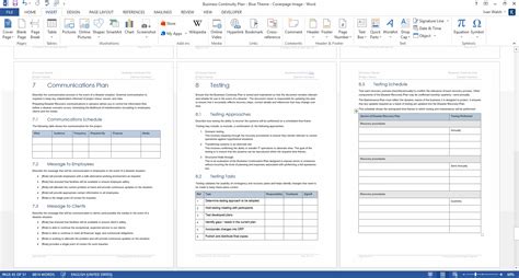 Business Continuity Plan Template (48 pages Word, 12 Excel)