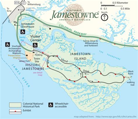 Map Jamestown Virginia - Share Map