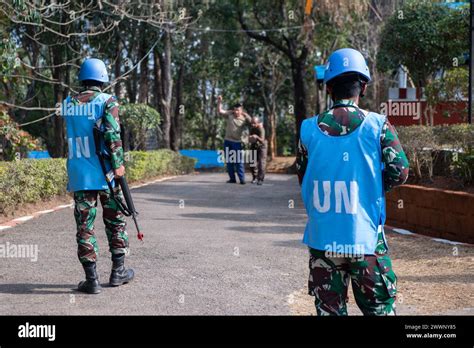 Service members with the Indonesian National Armed Forces participate in the practical ...