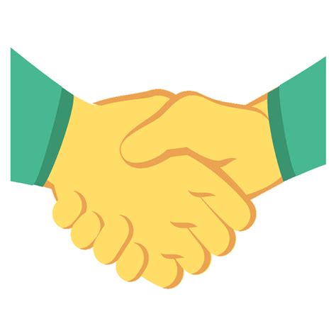 Handshake emoji clipart. Free download transparent .PNG | Creazilla