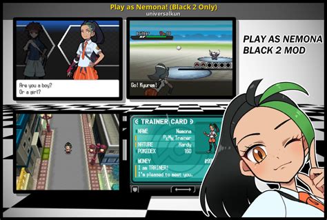 Play as Nemona! (Black 2 Only) [Pokemon Black 2 & White 2] [Mods]