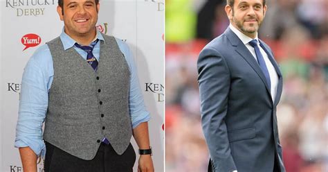 Adam Richman shows off dramatic weight loss as Man vs Food star makes Soccer Aid debut - Mirror ...